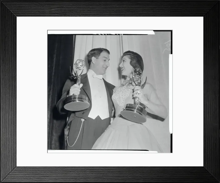 Framed Print : Danny Thomas and Loretta Young Framed Print : Danny Thomas and Loretta Young