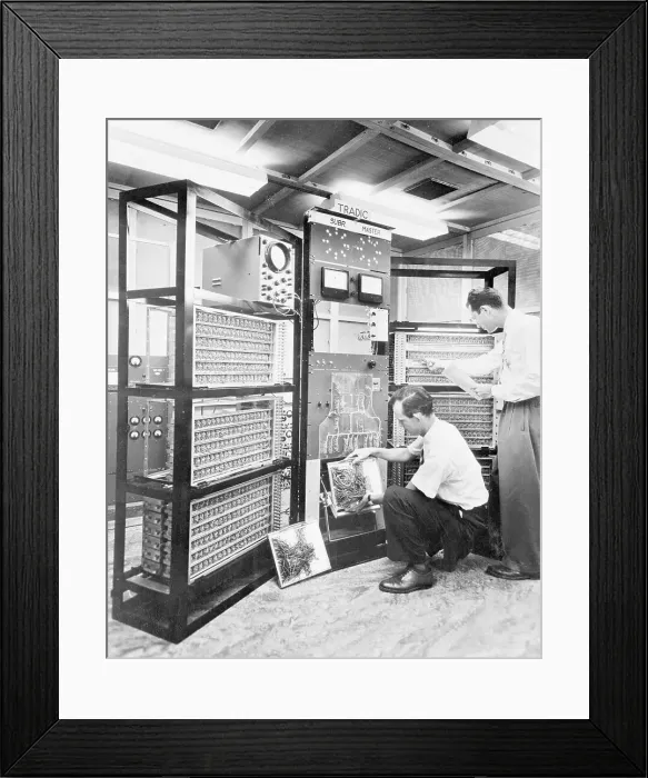 Framed Print : The Tradic Digital Computer Framed Print : The Tradic Digital Computer
