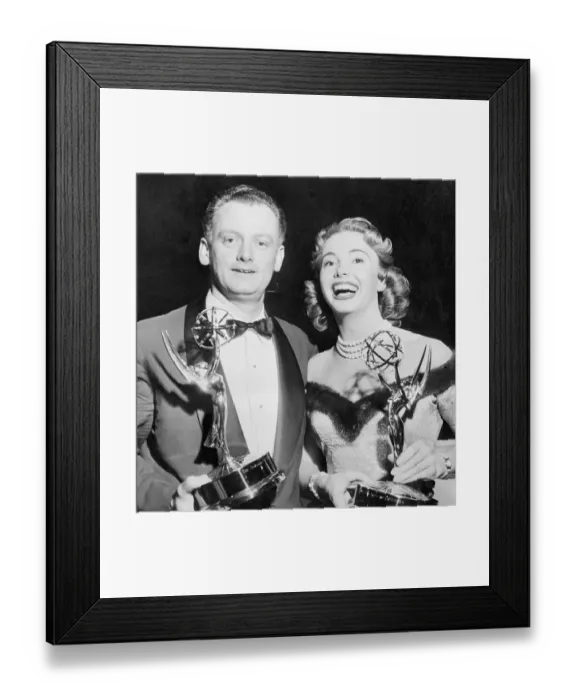 Framed Print : Audrey Meadows and art Carney Together Framed Print : Audrey Meadows and art Carney Together