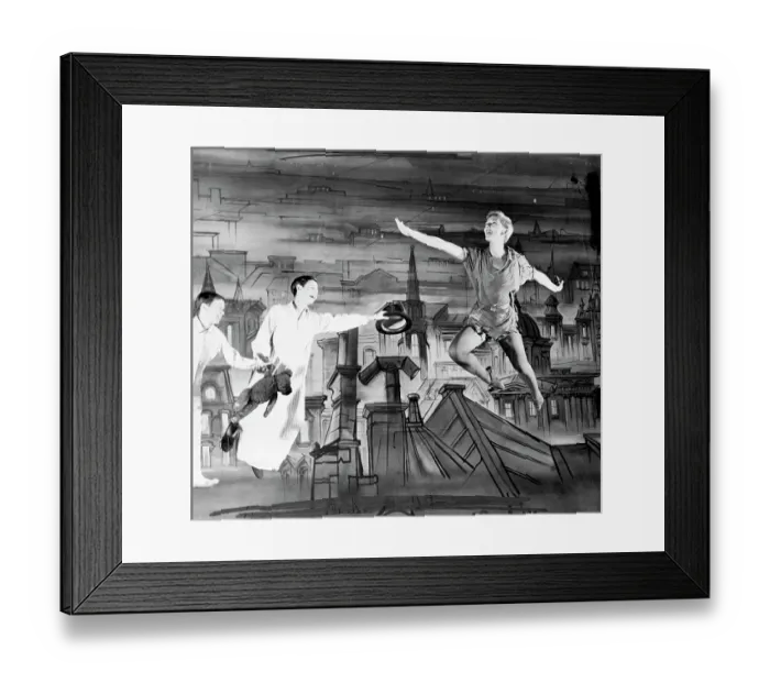 Framed Print : Actress Mary Martin in Live Televised Performance of Peter Pan Framed Print : Actress Mary Martin in Live Televised Performance of Peter Pan