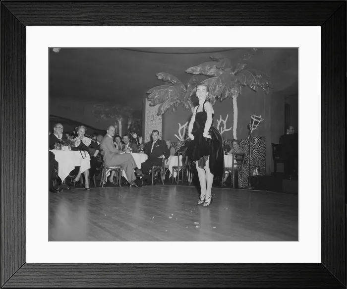 Framed Print : Woman Dancing at El Morocco Nightclub Framed Print : Woman Dancing at El Morocco Nightclub