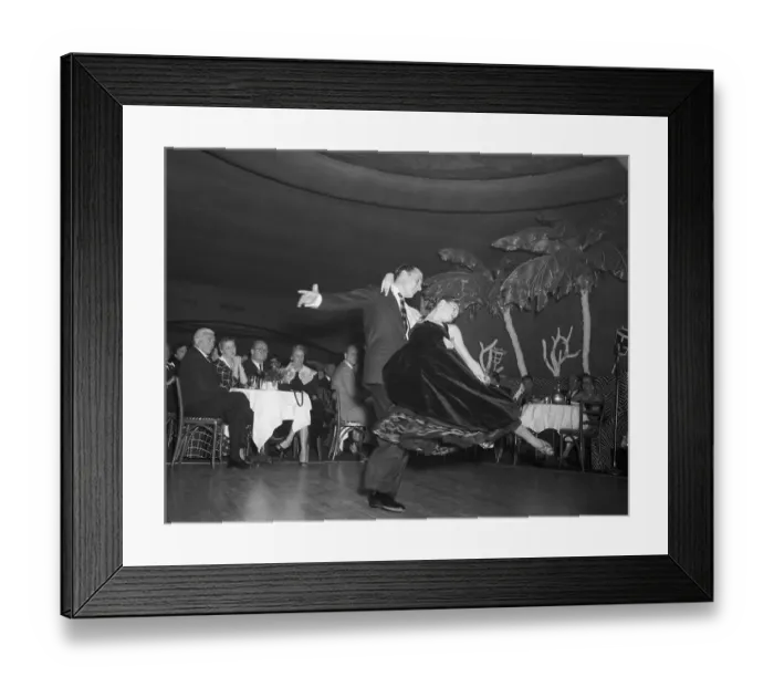 Framed Print : Couple Dancing at El Morocco Club Framed Print : Couple Dancing at El Morocco Club