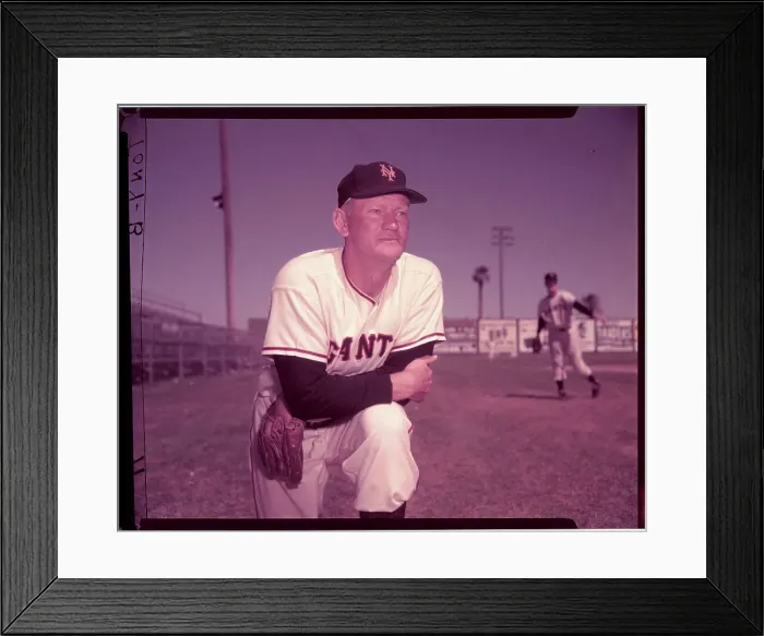 Framed Print : Portrait of Baseball Player Marv Grissom Framed Print : Portrait of Baseball Player Marv Grissom