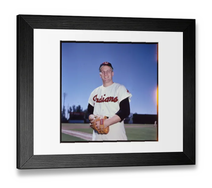 Framed Print : Portrait of Baseball Player Al Rosen Framed Print : Portrait of Baseball Player Al Rosen