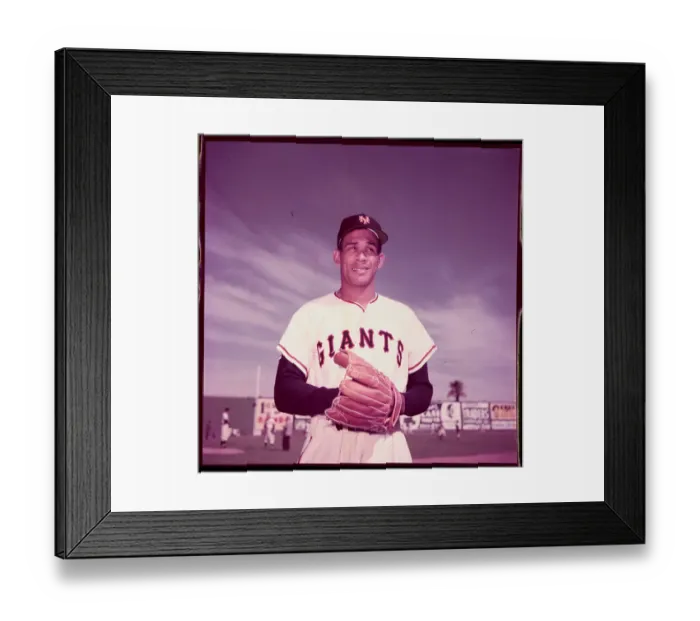 Framed Print : Portrait of Baseball Player Ruben Gomez Framed Print : Portrait of Baseball Player Ruben Gomez