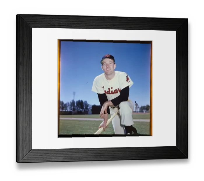Framed Print : Portrait of Baseball Player George Strickland Framed Print : Portrait of Baseball Player George Strickland