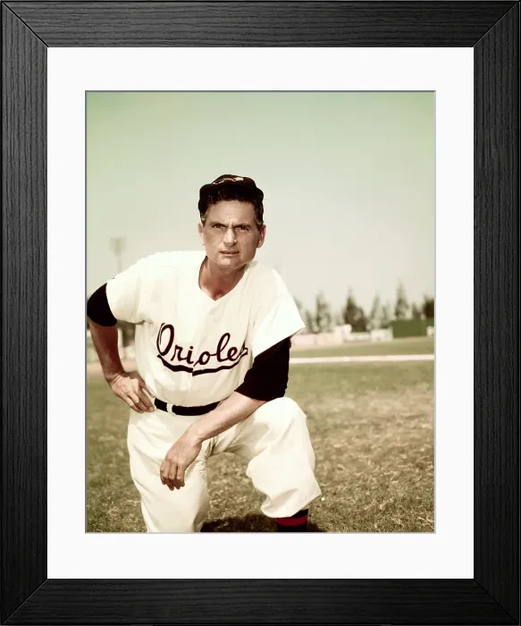 Framed Print : Portrait of Manager Paul Richards