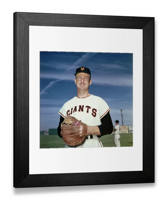 Framed Print : Portrait of Baseball Player Ray Katt Framed Print : Portrait of Baseball Player Ray Katt