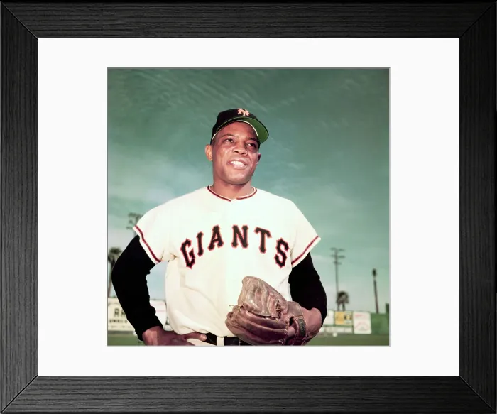 Framed Print : New York Giants Outfielder Willie Mays Framed Print : New York Giants Outfielder Willie Mays