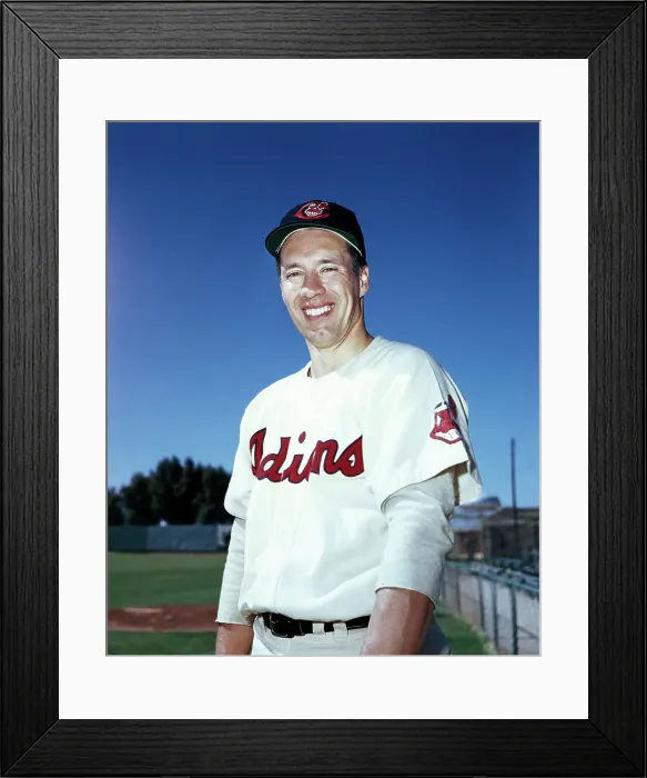 Framed Print : Portrait of Baseball Player Bob Feller Framed Print : Portrait of Baseball Player Bob Feller