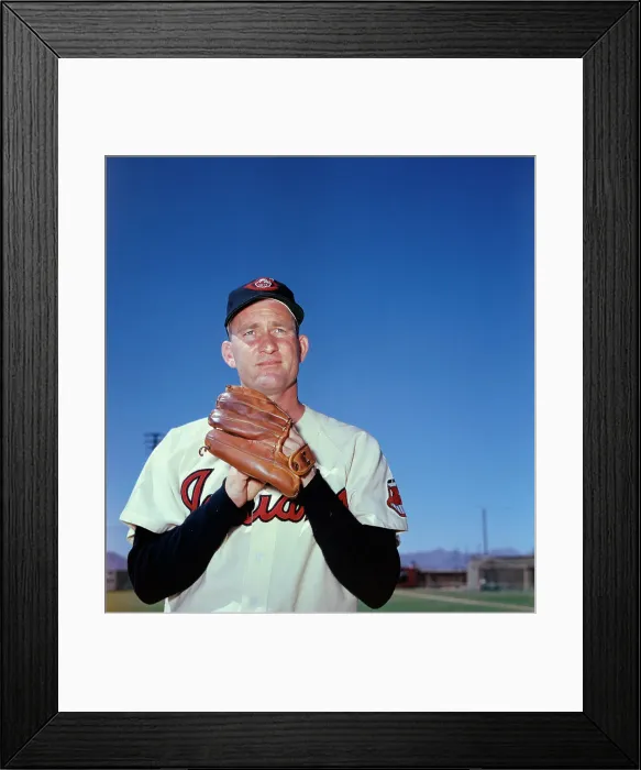 Framed Print : Portrait of Baseball Player Bob Lemon Framed Print : Portrait of Baseball Player Bob Lemon
