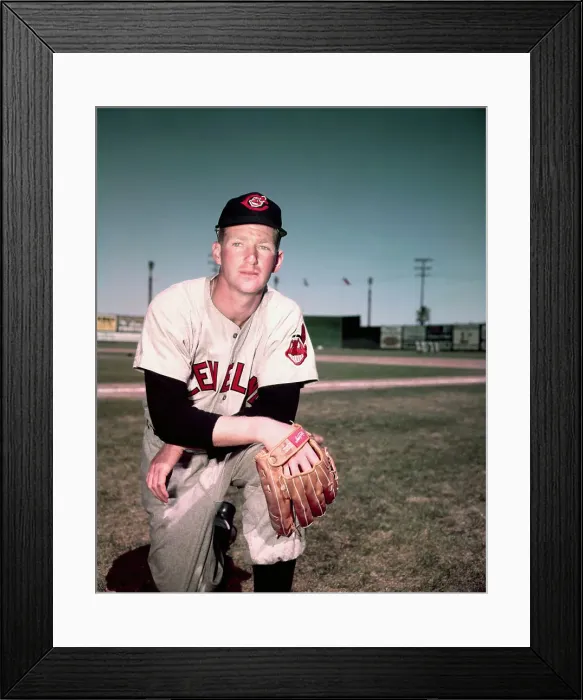 Framed Print : Kneeling Portrait of Herb Score Framed Print : Kneeling Portrait of Herb Score