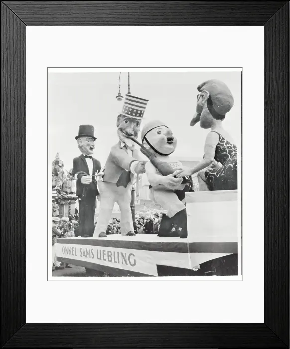Framed Print : German Parade Float Framed Print : German Parade Float