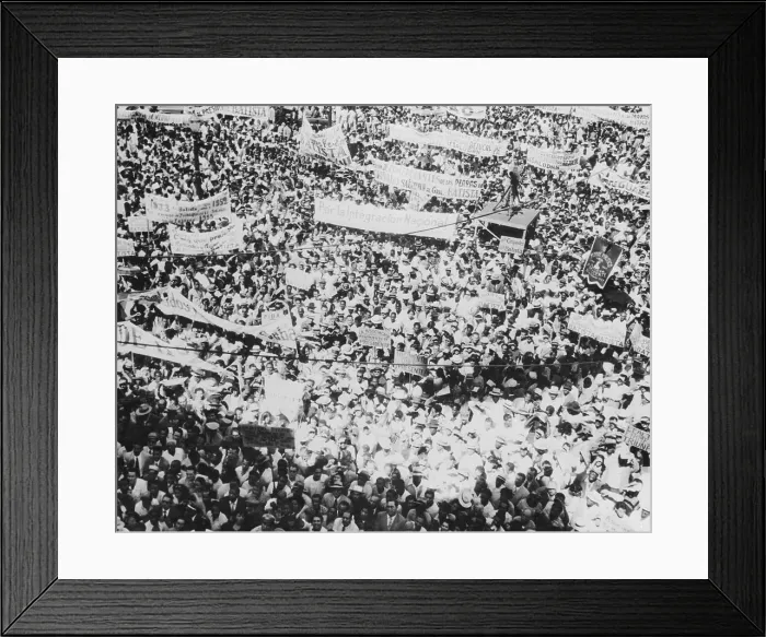 Framed Print : Crowds Attending an Inauguration Ceremony Framed Print : Crowds Attending an Inauguration Ceremony