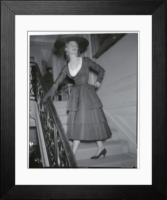 Framed Print : Women Modeling Cocktail Dress Framed Print : Women Modeling Cocktail Dress
