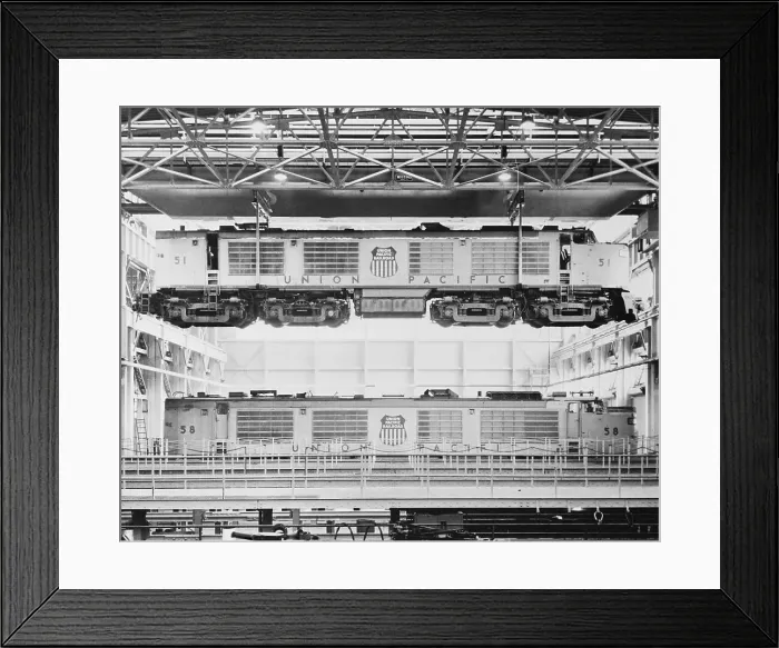 Framed Print : Gas Turbine Electric Locomotives Framed Print : Gas Turbine Electric Locomotives