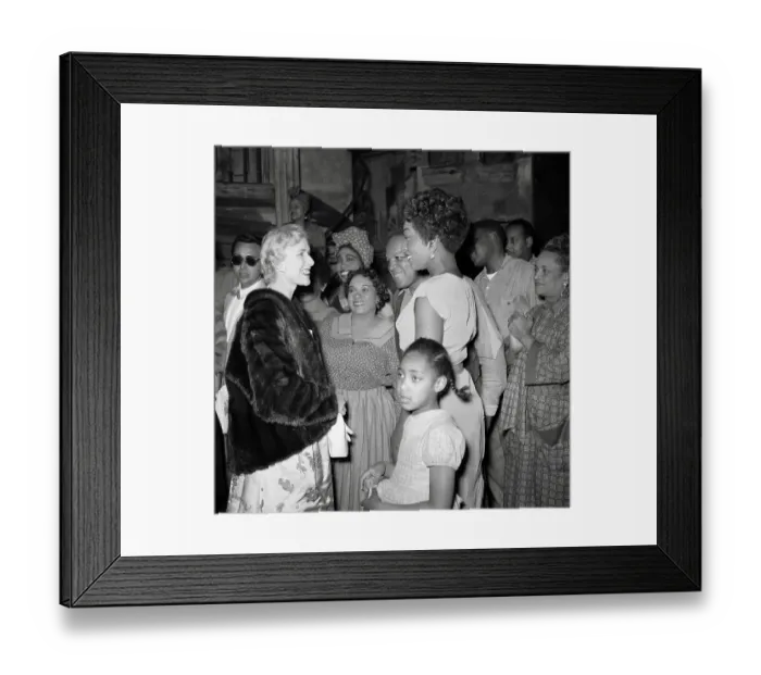Framed Print : Clare Boothe Luce Chatting with Opera Cast Members Framed Print : Clare Boothe Luce Chatting with Opera Cast Members
