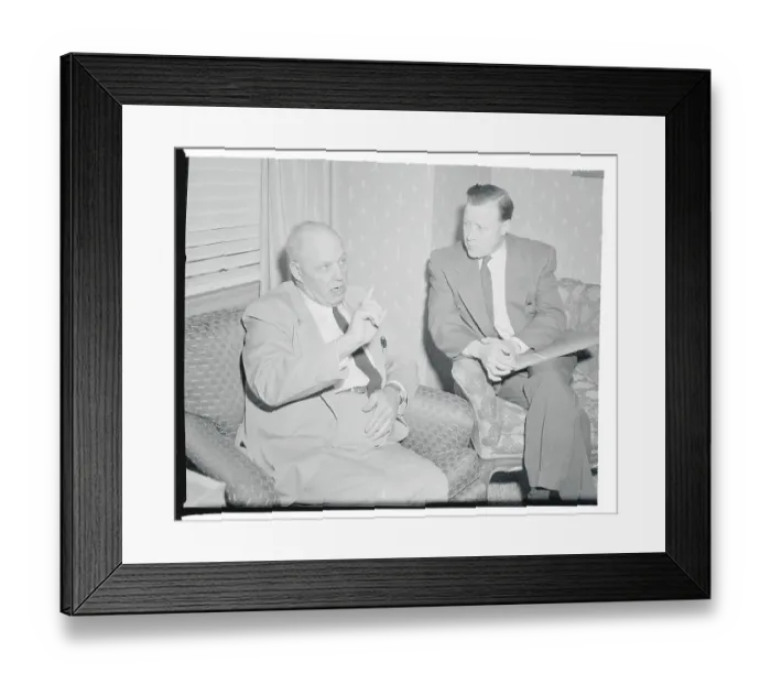 Framed Print : George Meany and Walter Reuther Framed Print : George Meany and Walter Reuther