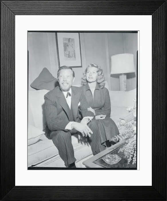 Framed Print : Portrait of Dick Haymes and Rita Hayworth Framed Print : Portrait of Dick Haymes and Rita Hayworth