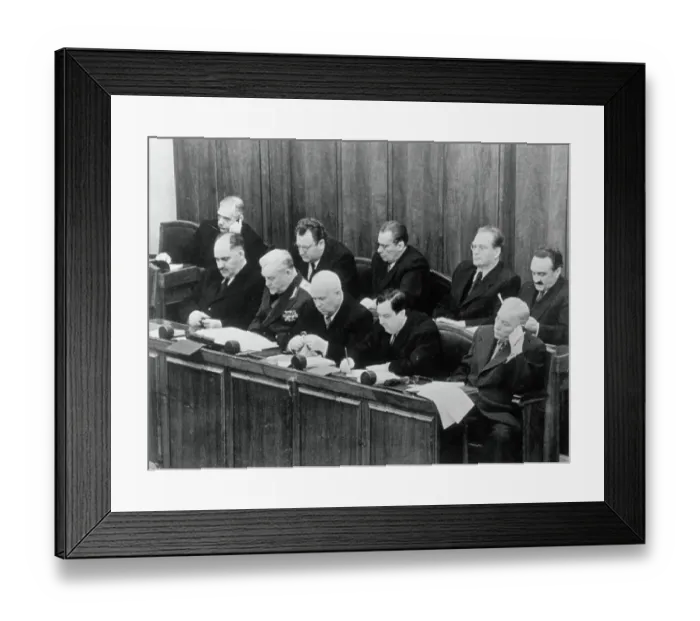 Framed Print : Soviet Presidium in Session Framed Print : Soviet Presidium in Session