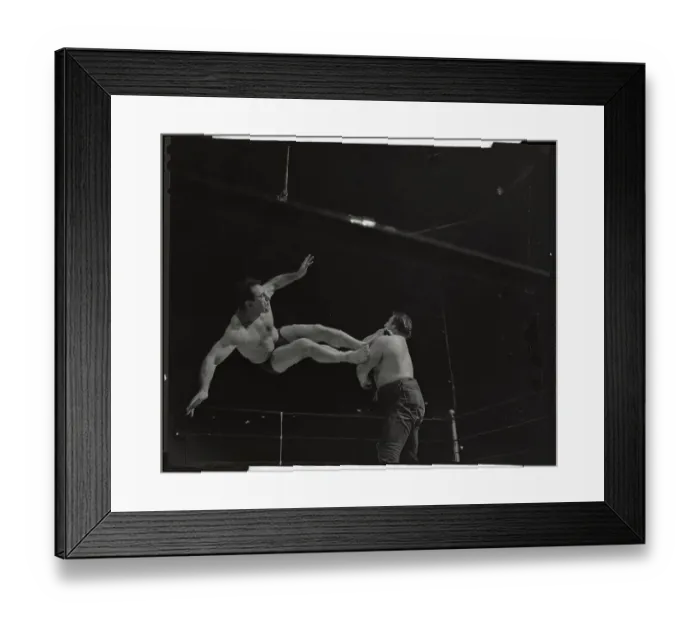 Framed Print : Antonino Rocca Standing on Yukon Eric Framed Print : Antonino Rocca Standing on Yukon Eric