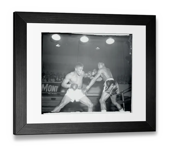 Framed Print : Boxers in Action Fight Framed Print : Boxers in Action Fight