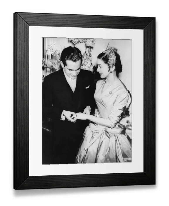 Framed Print : Margot Fonteyn during wedding Framed Print : Margot Fonteyn during wedding