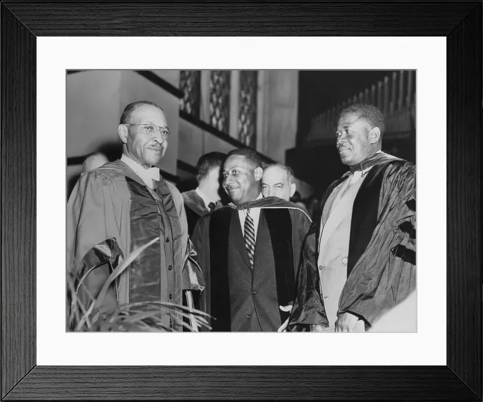 Framed Print : Paul Magloire Receiving an Honorary Degree Framed Print : Paul Magloire Receiving an Honorary Degree