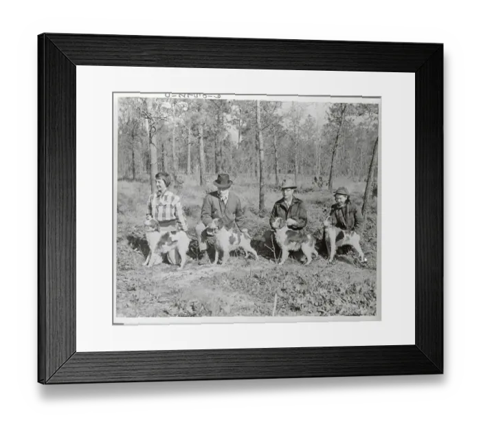 Framed Print : People Posing With Their Champion Dogs Framed Print : People Posing With Their Champion Dogs