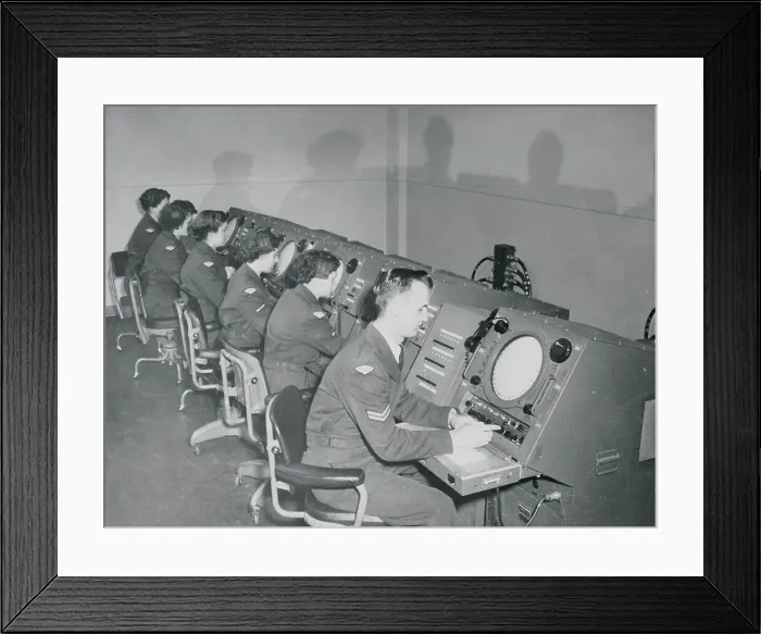 Framed Print : People Watching Radar Framed Print : People Watching Radar
