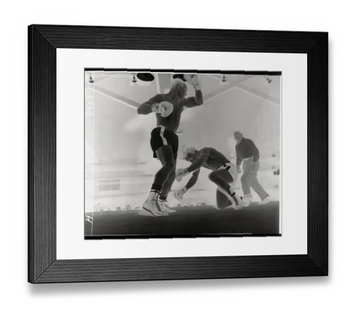 Framed Print : Marcel Assire Losing His Balance in Boxing Ring Framed Print : Marcel Assire Losing His Balance in Boxing Ring