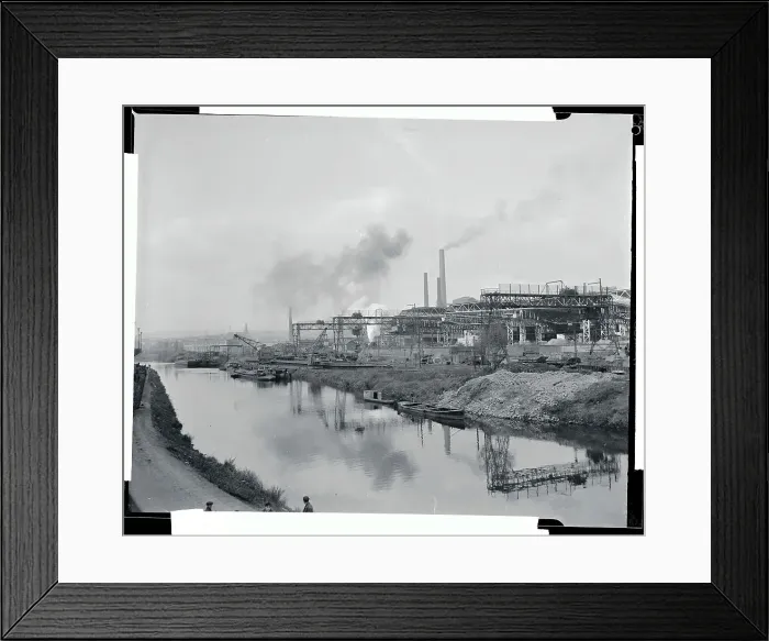 Framed Print : Steel Mills On the Saar Framed Print : Steel Mills On the Saar