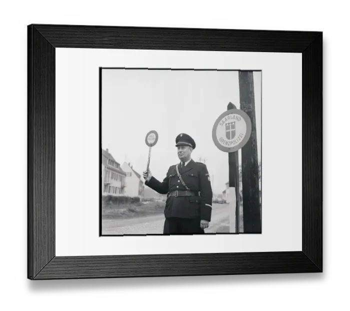 Framed Print : Constable Directs Street Traffic Framed Print : Constable Directs Street Traffic