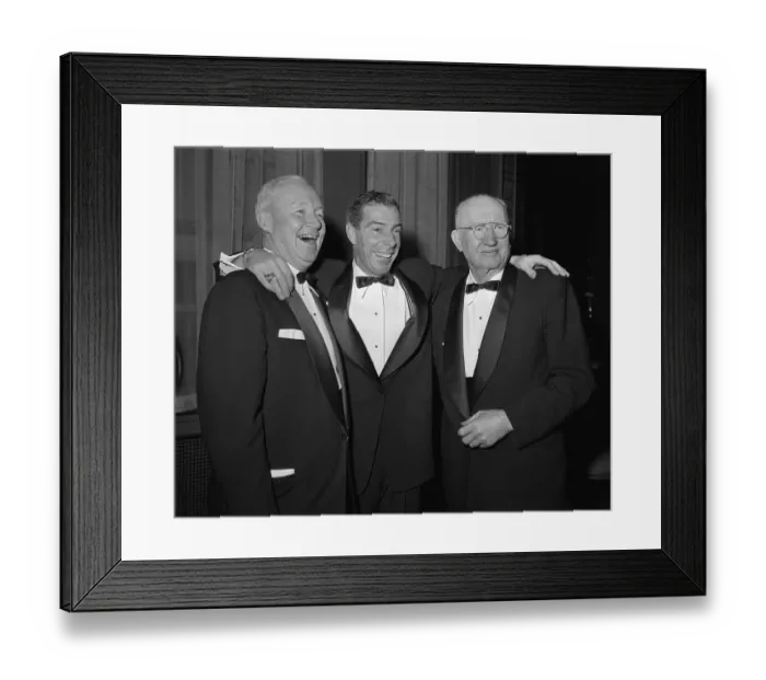 Framed Print : Joe DiMaggio with Others Framed Print : Joe DiMaggio with Others