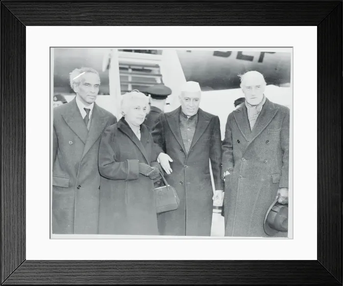 Framed Print : Portrait of Indian and English Dignitaries Framed Print : Portrait of Indian and English Dignitaries