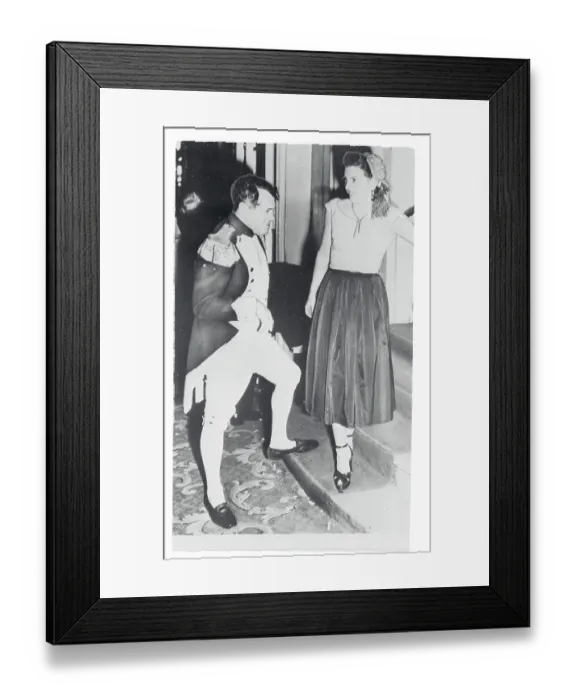 Framed Print : Serge Rubinstein Playing Napoleon