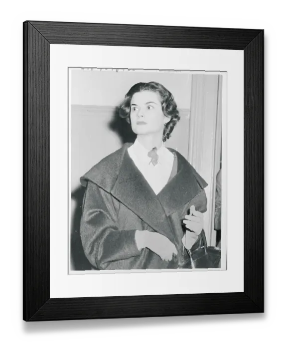 Framed Print : Portrait of Dorothea McCarthy Framed Print : Portrait of Dorothea McCarthy