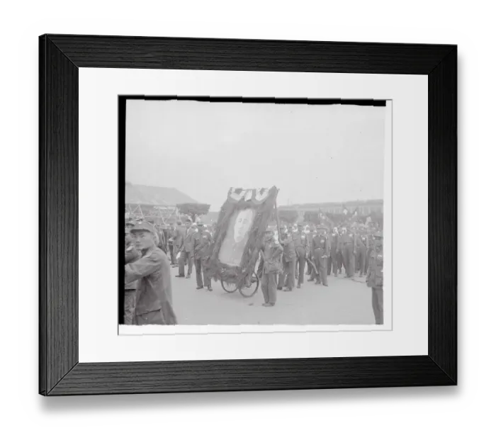 Framed Print : Formosa Citizens With Chiang Kai Shek Poster During New Year Parade Framed Print : Formosa Citizens With Chiang Kai Shek Poster During New Year Parade
