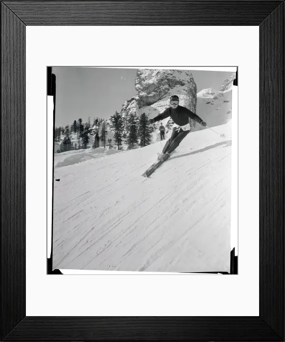 Framed Print : Chiharu Igaya Skiing Framed Print : Chiharu Igaya Skiing