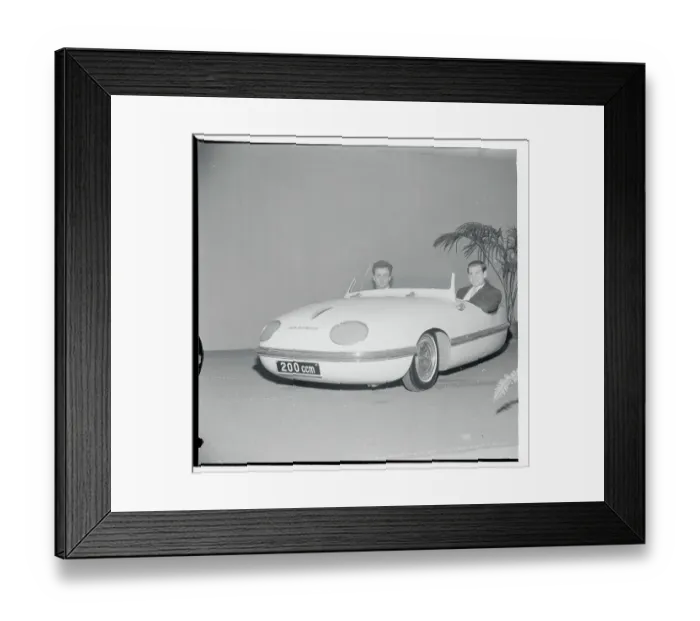 Framed Print : Sports Car made of Fiberglass Framed Print : Sports Car made of Fiberglass