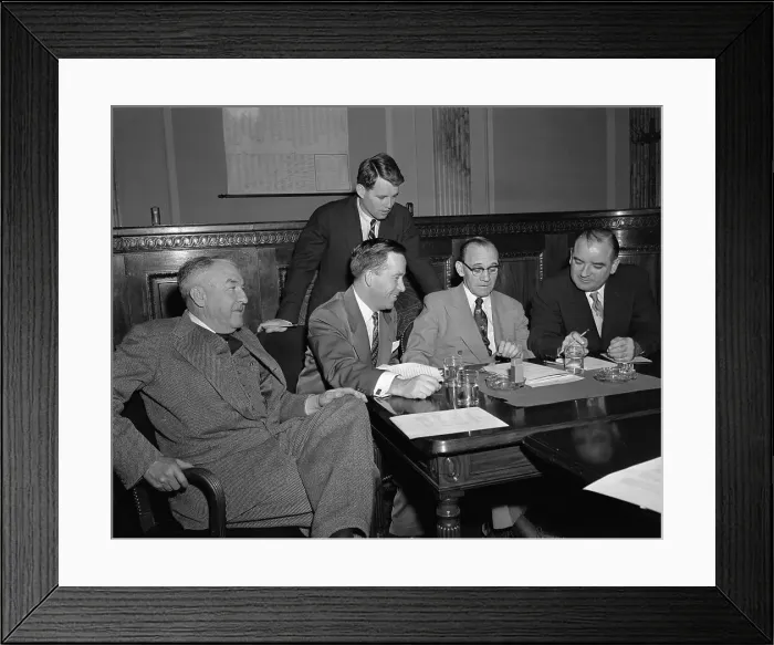 Framed Print : Senate Investigating Subcommittee Framed Print : Senate Investigating Subcommittee