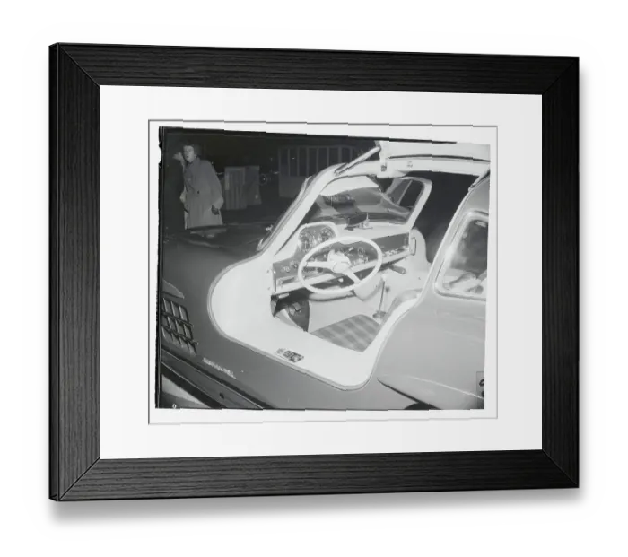 Framed Print : Interior of Mercedes-Benz Framed Print : Interior of Mercedes-Benz