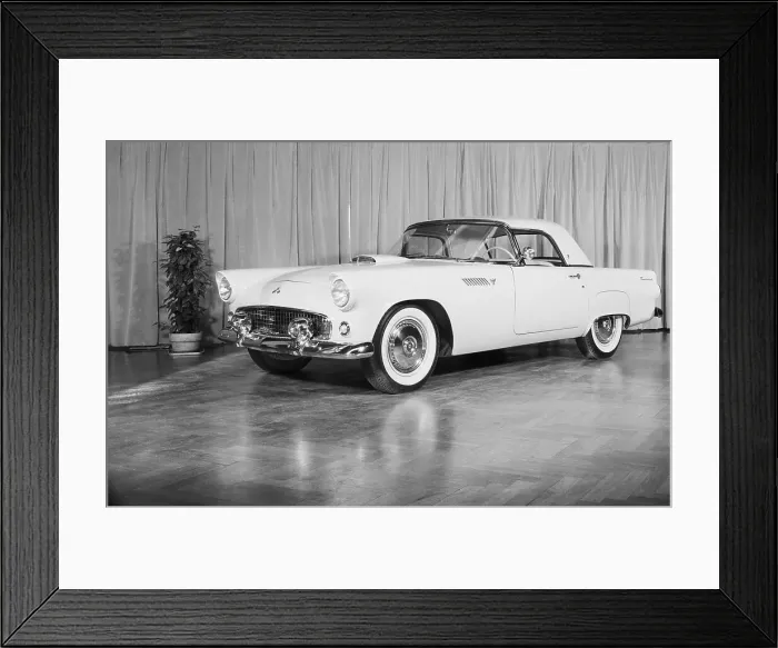 Framed Print : Ford Thunderbird on Display Framed Print : Ford Thunderbird on Display