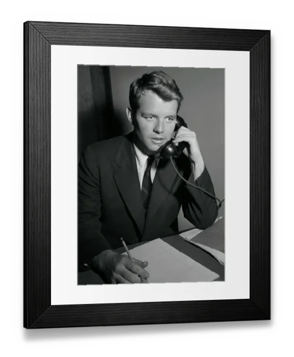 Framed Print : Robert Kennedy Attending Investigation Subcommittee Framed Print : Robert Kennedy Attending Investigation Subcommittee