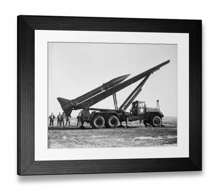 Framed Print : View of Rocket Framed Print : View of Rocket