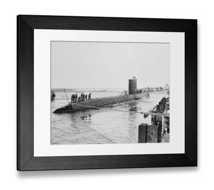Framed Print : Atomic Powered Submarine Framed Print : Atomic Powered Submarine