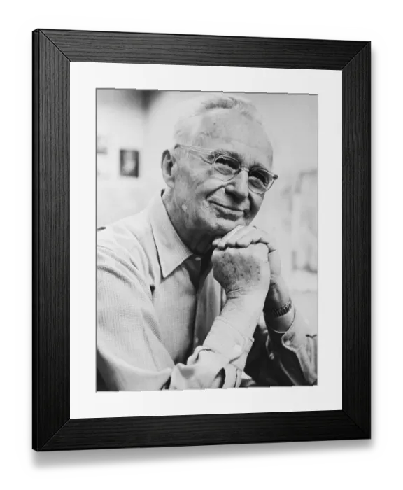 Framed Print : Edward Steichen Smiling Hands To Chin Framed Print : Edward Steichen Smiling Hands To Chin