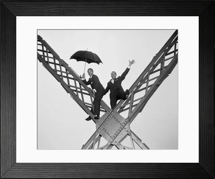 Framed Print : Dancers Harold and Fayard Nicholas on the Eiffel Tower Framed Print : Dancers Harold and Fayard Nicholas on the Eiffel Tower