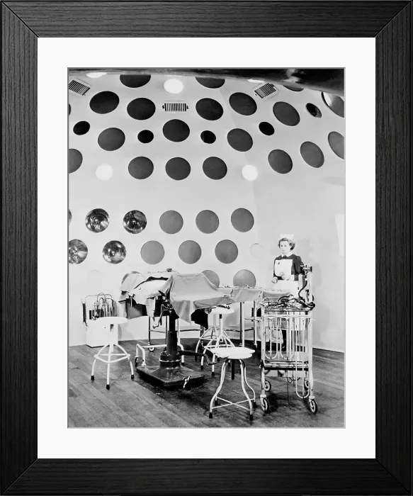Framed Print : Nurse Preparing Instruments in Operating Theater Framed Print : Nurse Preparing Instruments in Operating Theater