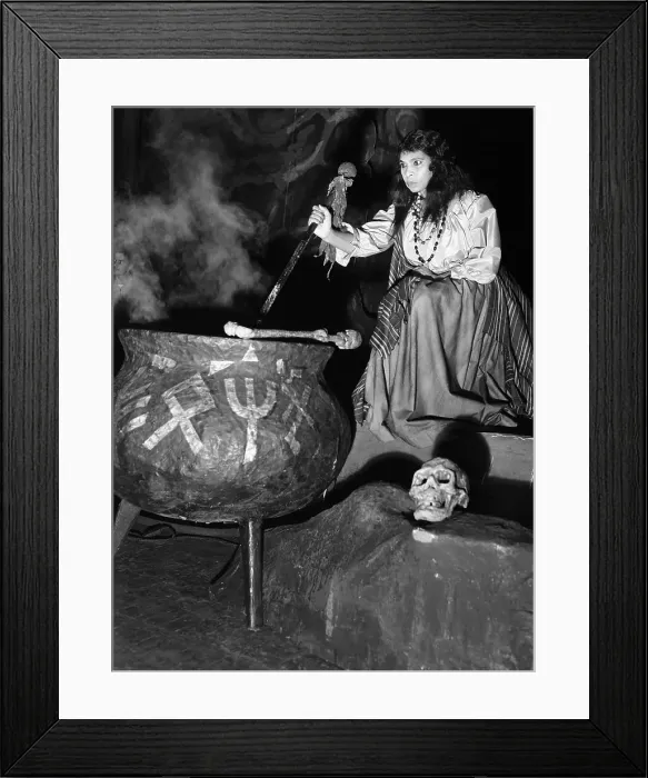 Framed Print : Marian Anderson as Ulrica Framed Print : Marian Anderson as Ulrica